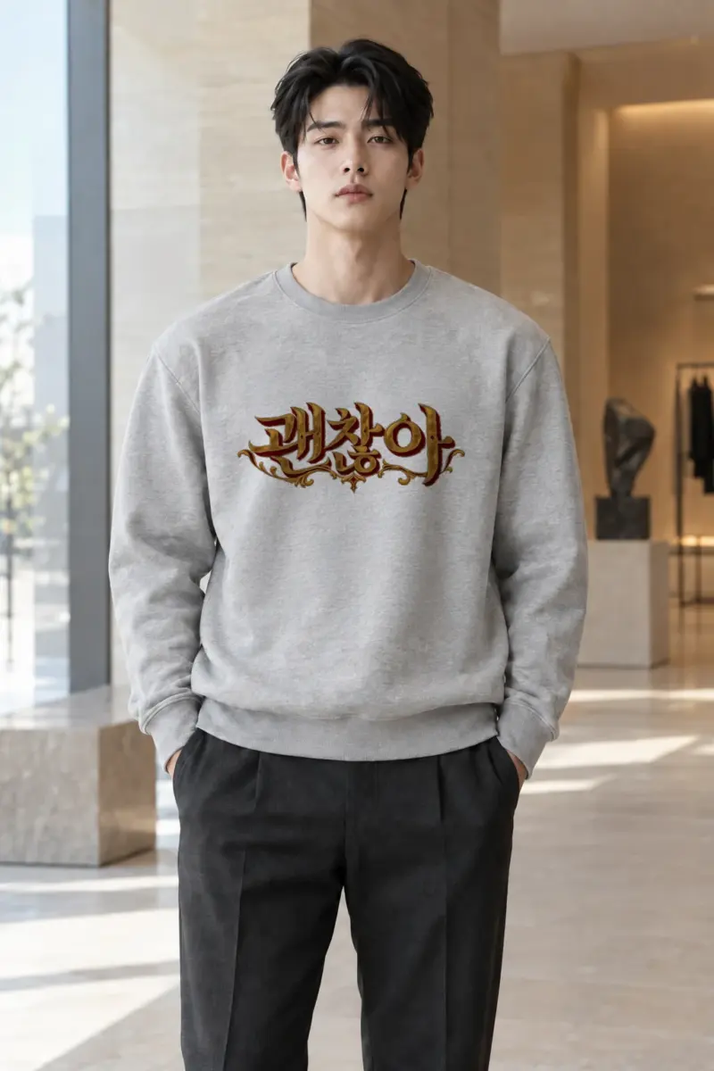 "Phzlot Gothic Script" Heavy Blend Unisex Crewneck Sweatshirt | Gildan 18000