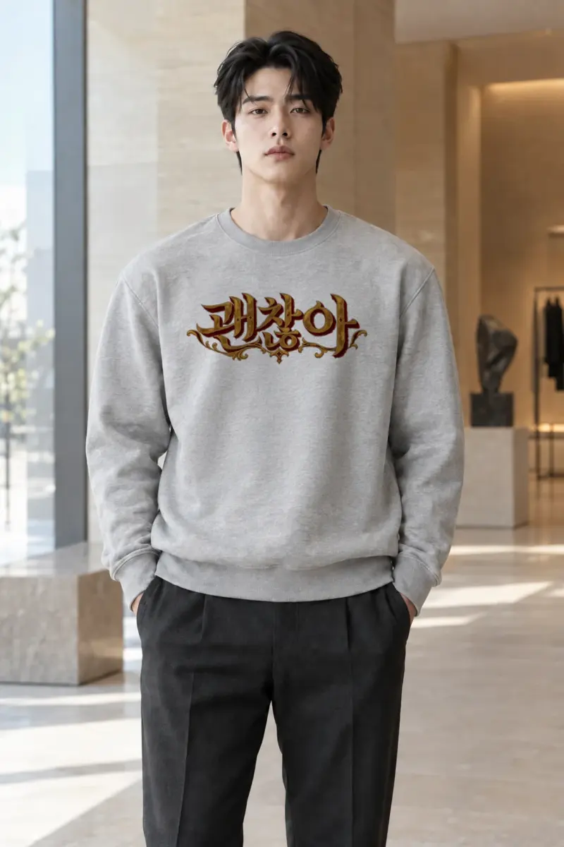 "Phzlot Gothic Script" Heavy Blend Unisex Crewneck Sweatshirt | Gildan 18000