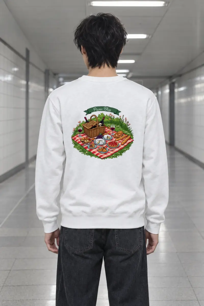 "Picnic Bliss" Heavy Blend Unisex Crewneck Sweatshirt