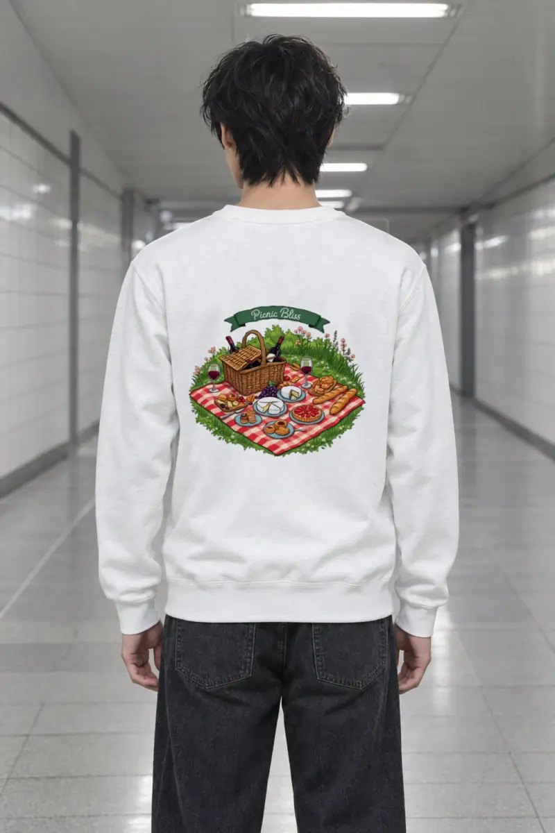 "Picnic Bliss" Heavy Blend Unisex Crewneck Sweatshirt