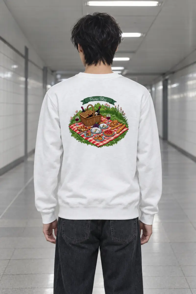 "Picnic Bliss" Heavy Blend Unisex Crewneck Sweatshirt