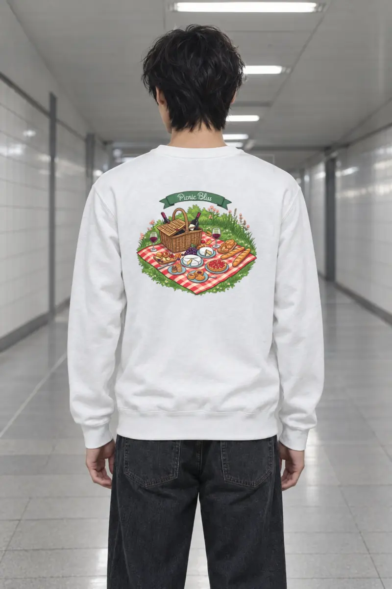 "Picnic Bliss" Heavy Blend Unisex Crewneck Sweatshirt