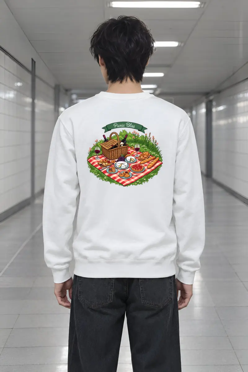 "Picnic Bliss" Heavy Blend Unisex Crewneck Sweatshirt