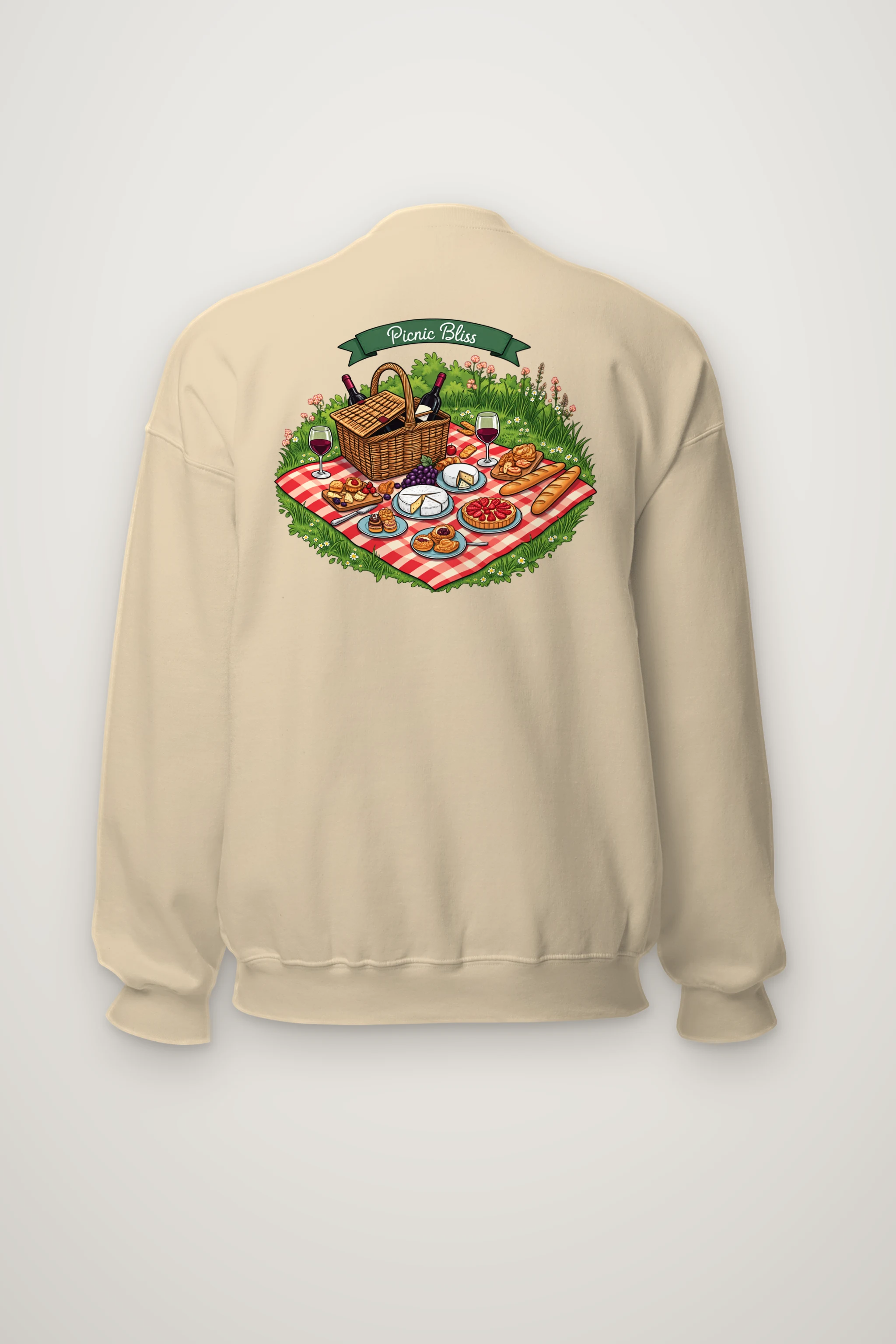"Picnic Bliss" Heavy Blend Unisex Crewneck Sweatshirt
