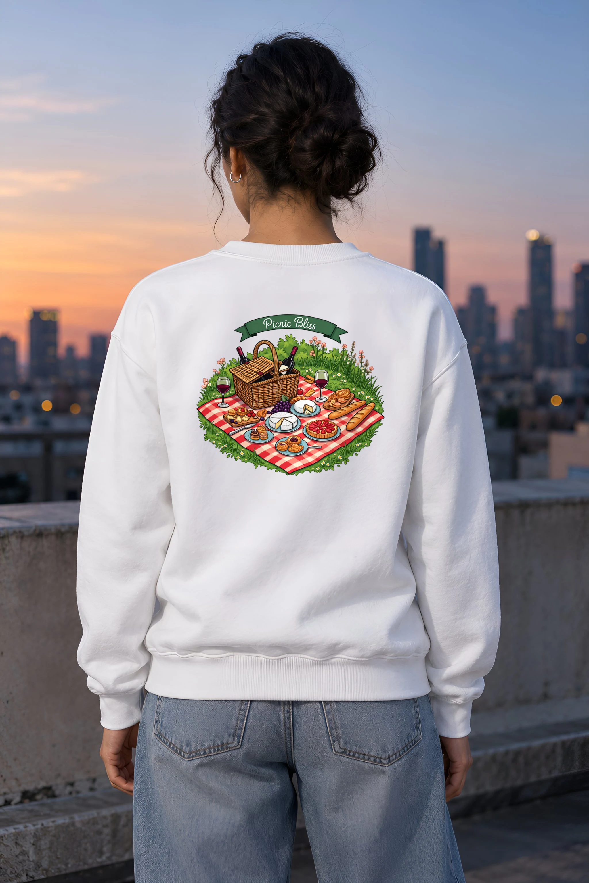 "Picnic Bliss" 1 Crewneck Sweatshirt
