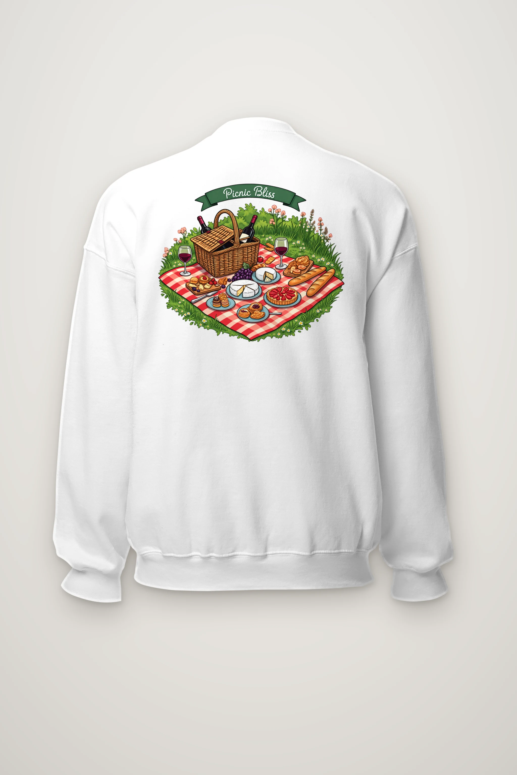"Picnic Bliss" Heavy Blend Unisex Crewneck Sweatshirt