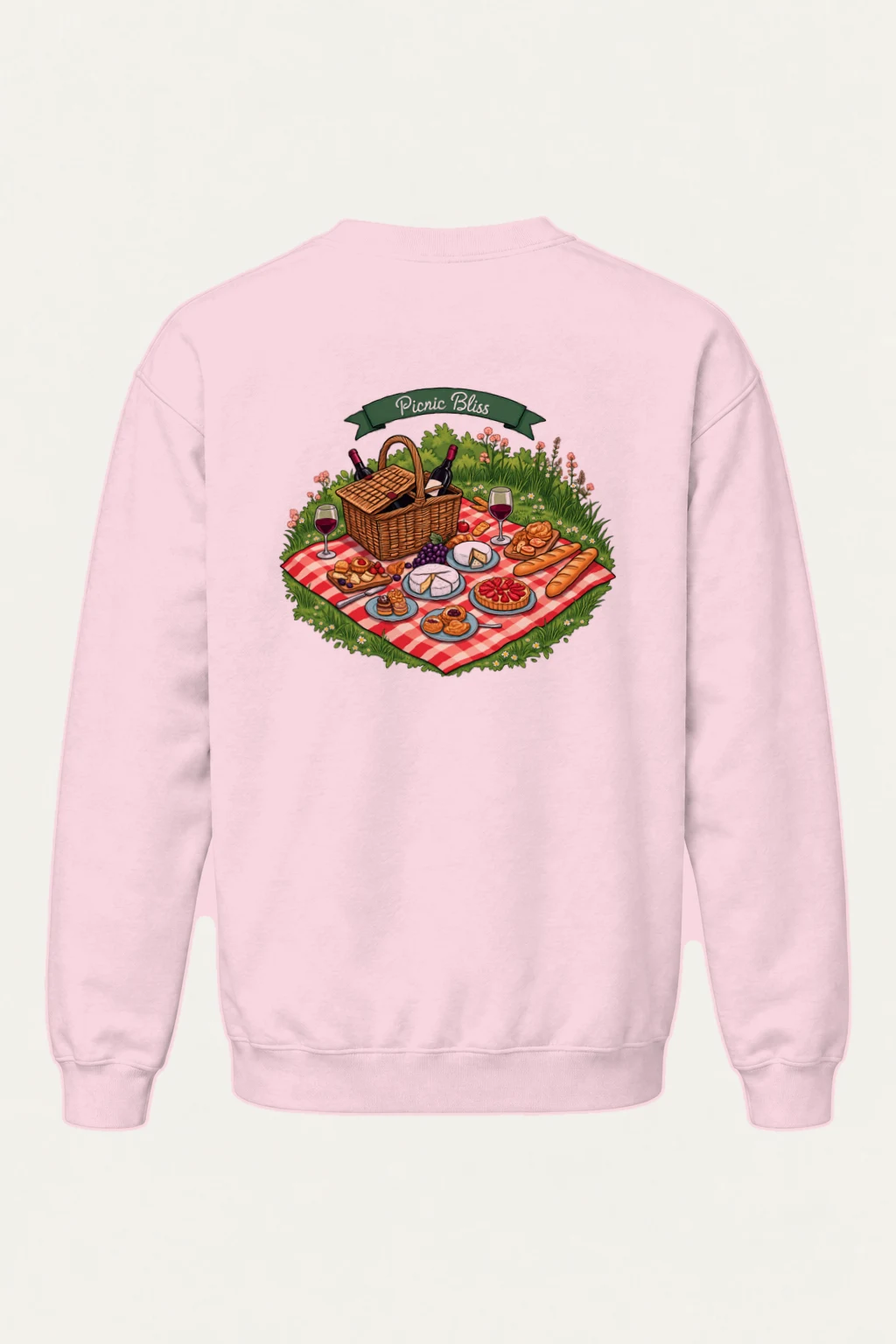 "Picnic Bliss" Heavy Blend Unisex Crewneck Sweatshirt | Gildan 18000