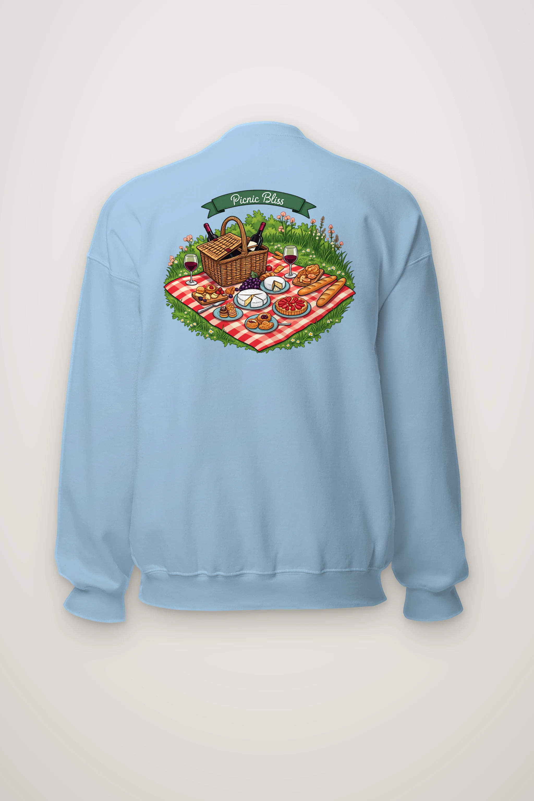 "Picnic Bliss" Heavy Blend Unisex Crewneck Sweatshirt