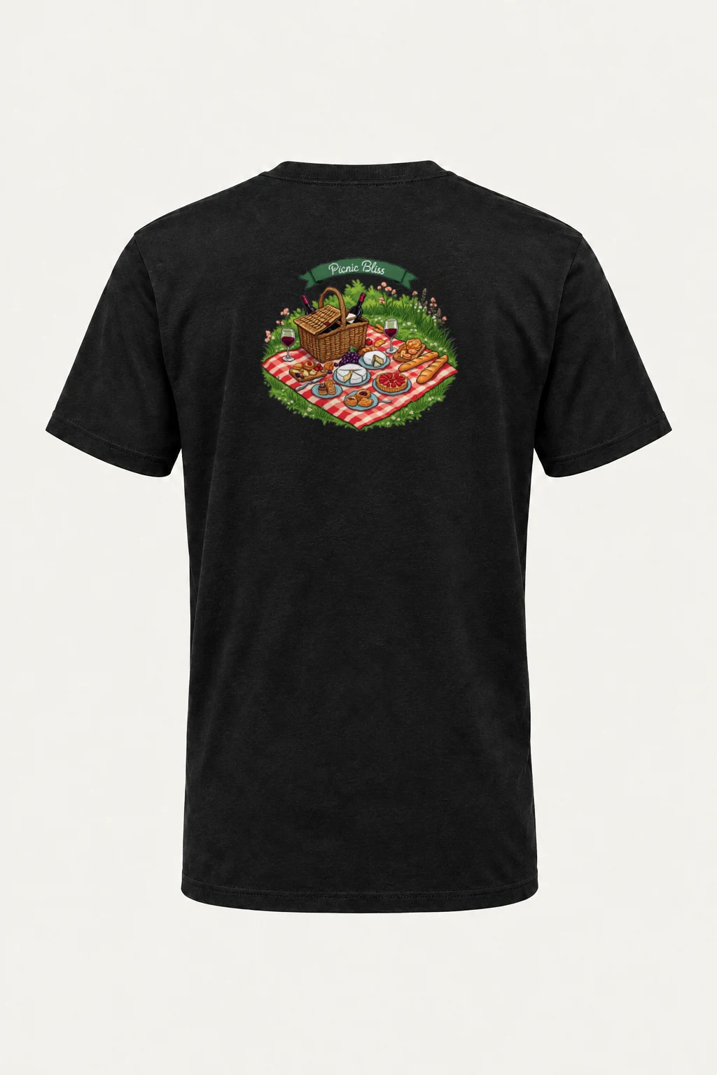 "Picnic Bliss" Heavyweight Unisex Crewneck T-shirt | Gildan 5000