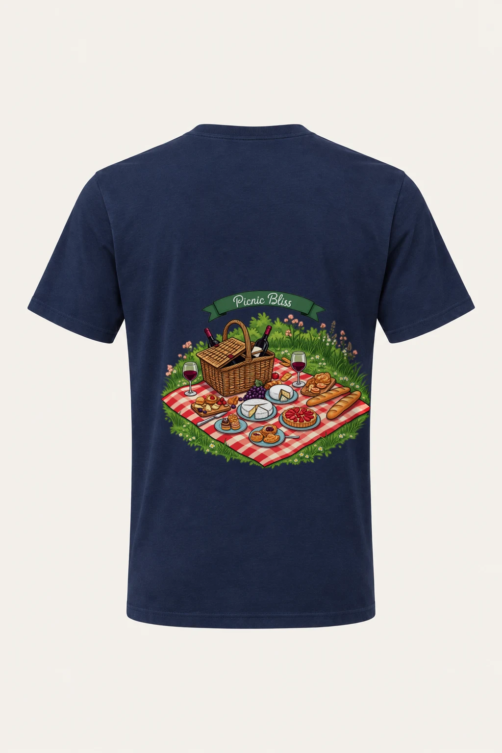 "Picnic Bliss" Heavyweight Unisex Crewneck T-shirt | Gildan 5000