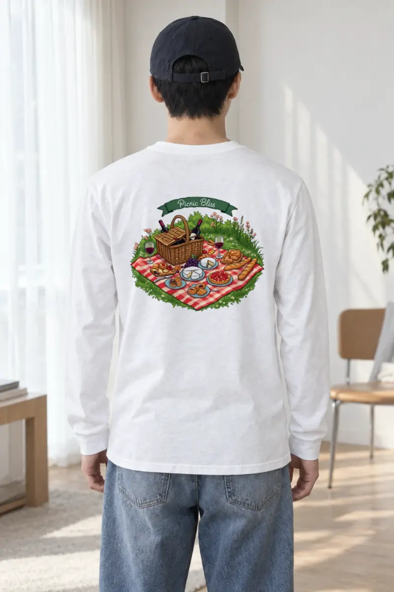 "Picnic Bliss" Unisex Longsleeve T-shirt
