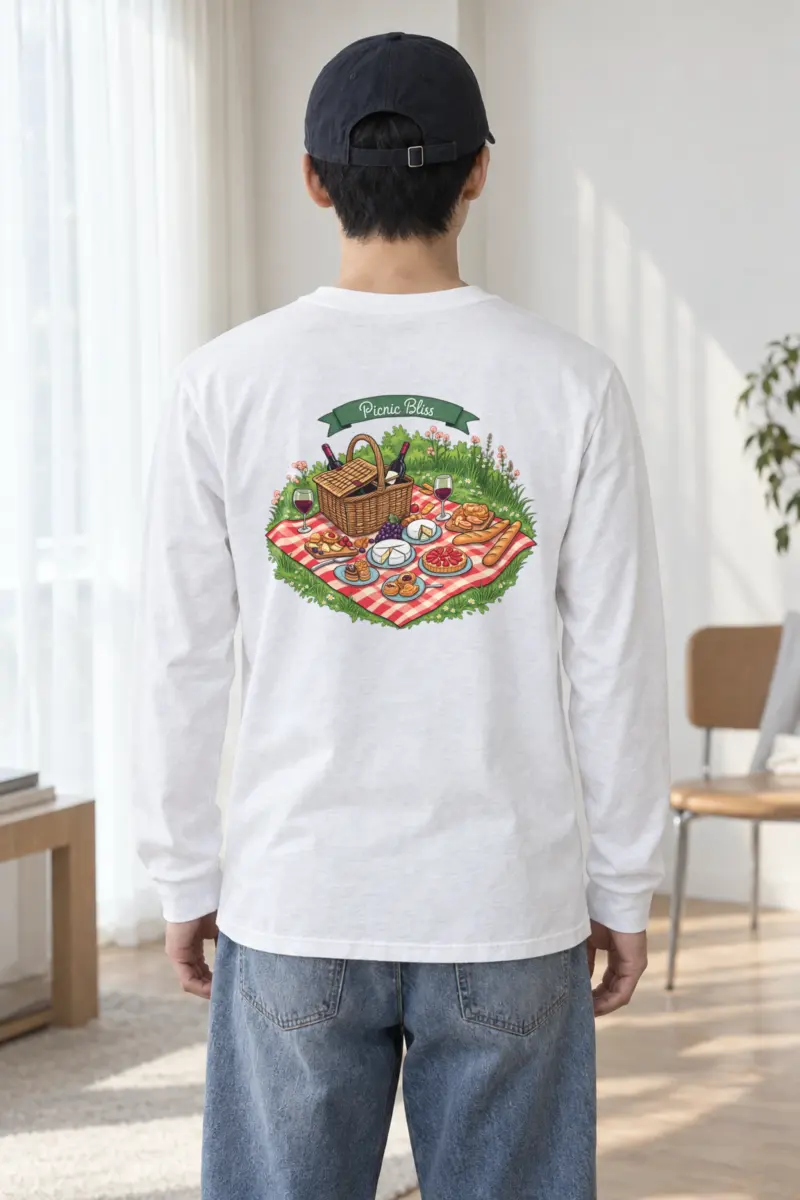"Picnic Bliss" Unisex Longsleeve T-shirt