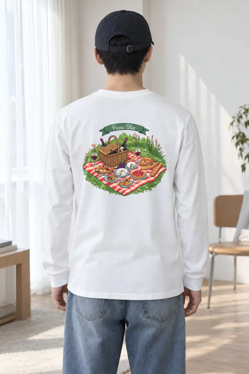 "Picnic Bliss" Unisex Longsleeve T-shirt
