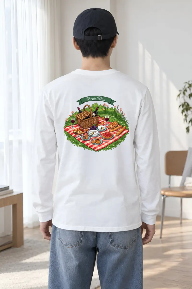 "Picnic Bliss" Unisex Longsleeve T-shirt