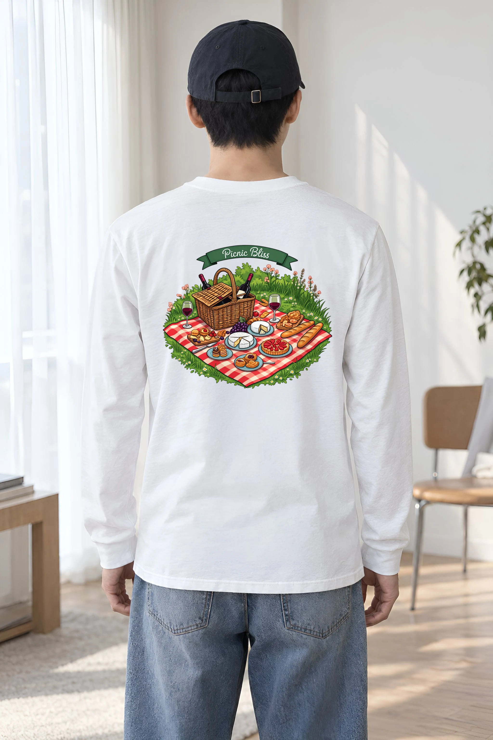 "Picnic Bliss" Unisex Longsleeve T-shirt