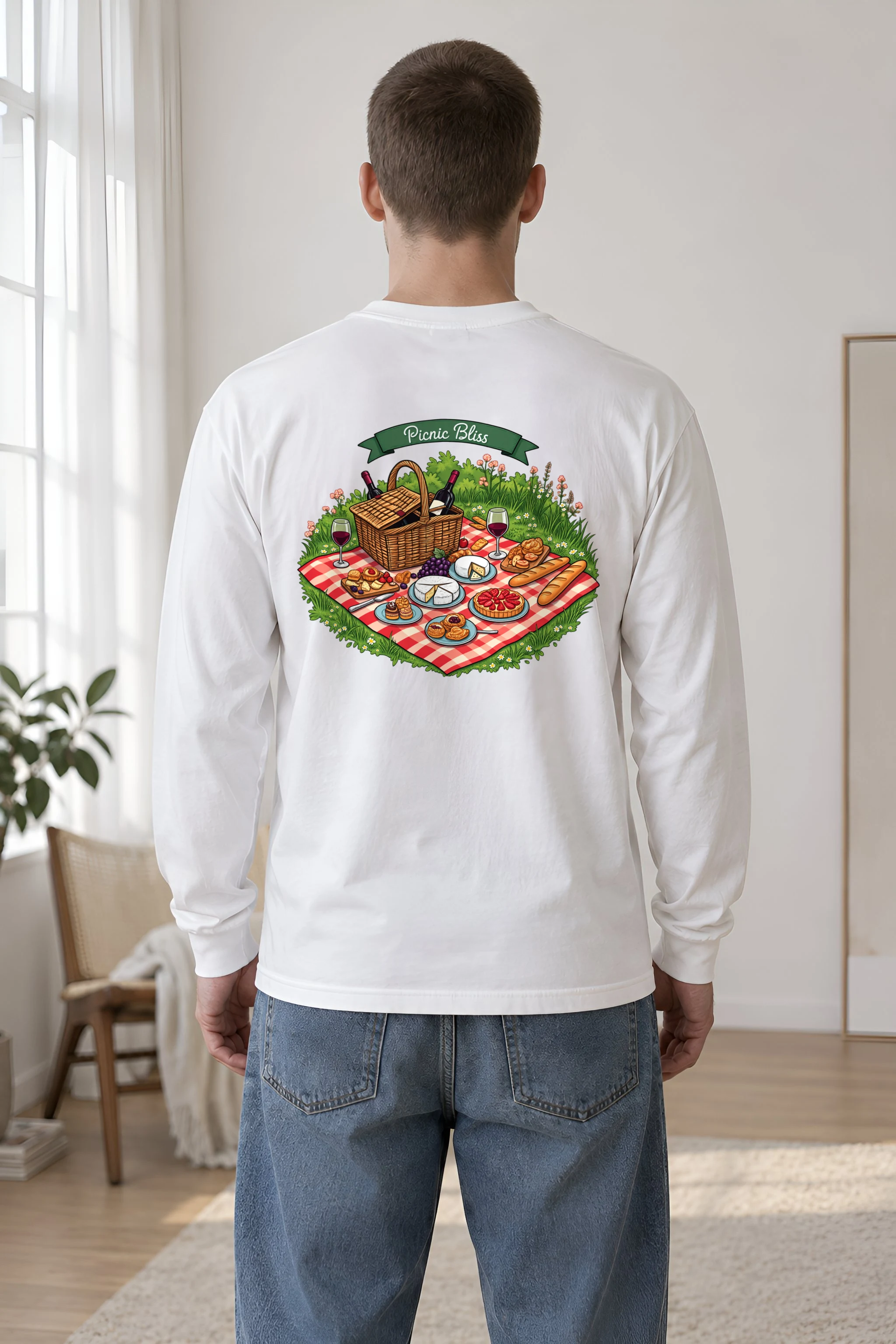 "Picnic Bliss" Unisex Longsleeve T-shirt