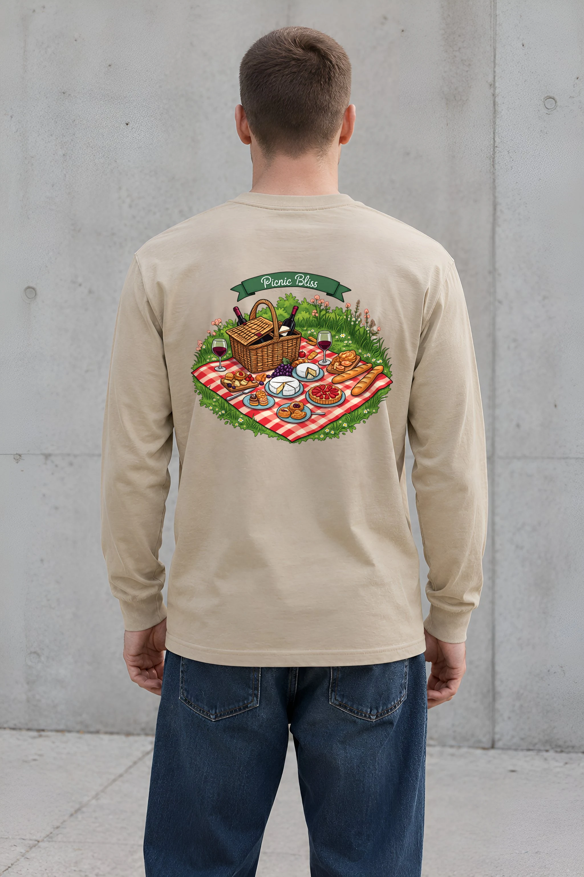 "Picnic Bliss" Unisex Longsleeve T-shirt