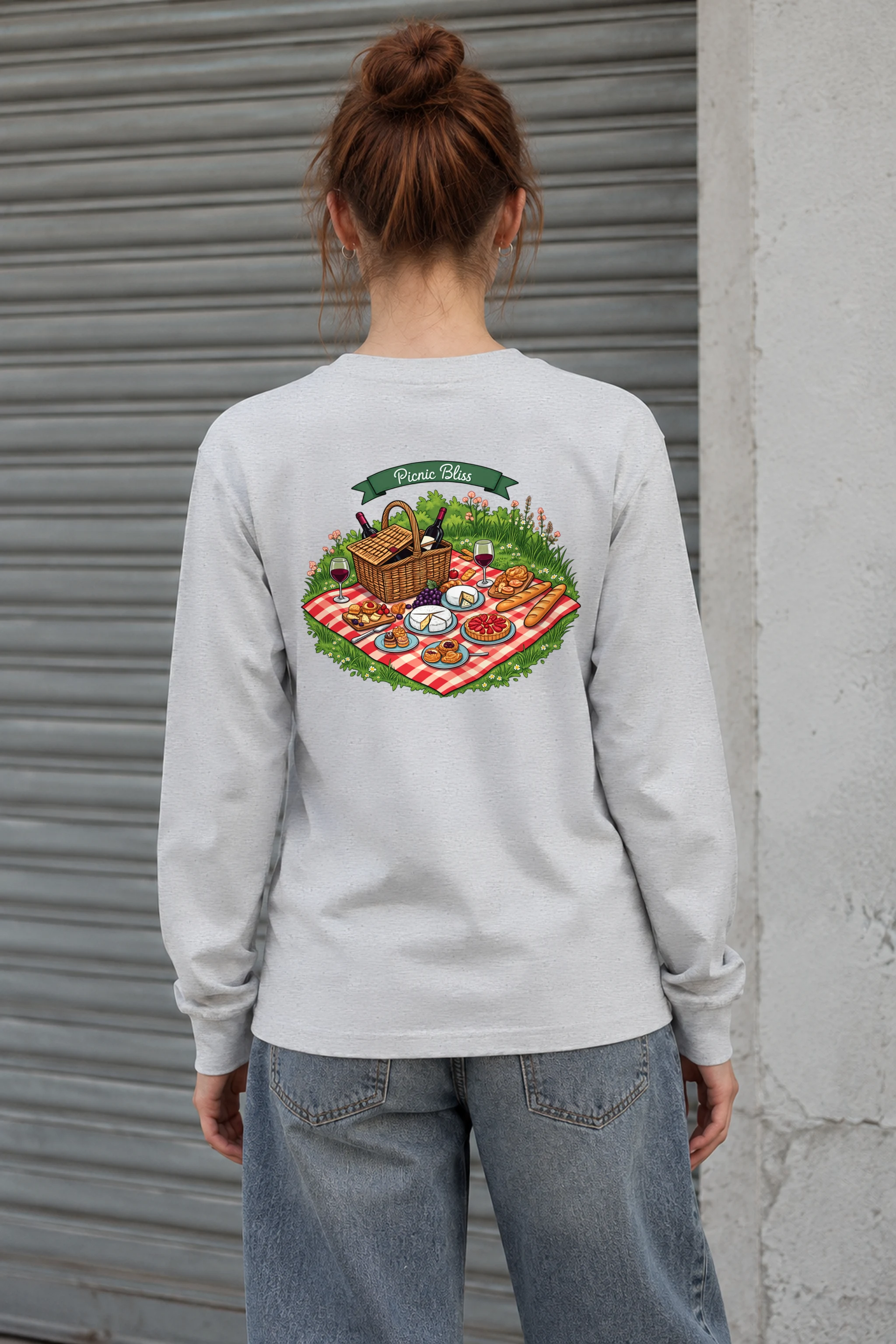 "Picnic Bliss" Unisex Longsleeve T-shirt