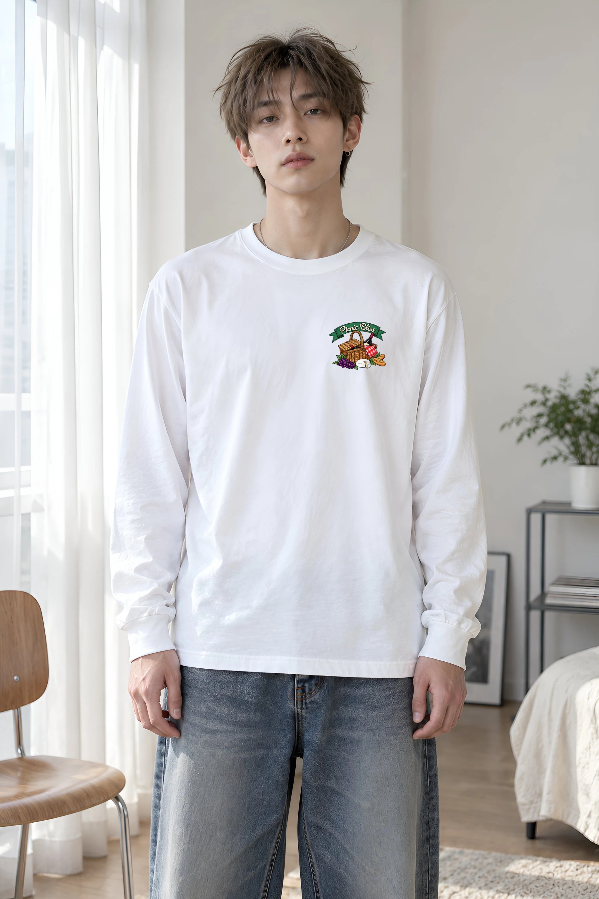 "Picnic Bliss" Unisex Longsleeve T-shirt