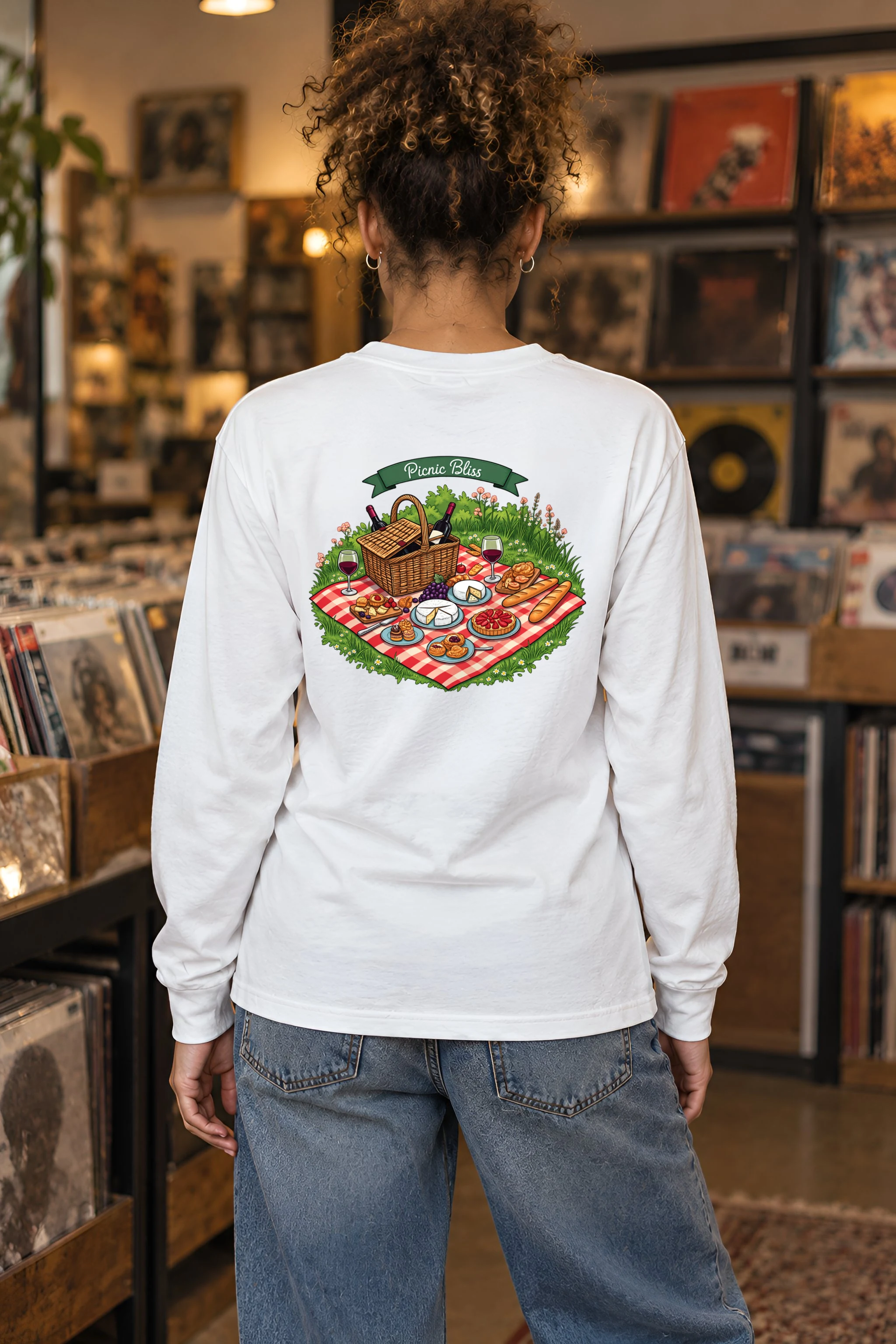 "Picnic Bliss" Unisex Longsleeve T-shirt
