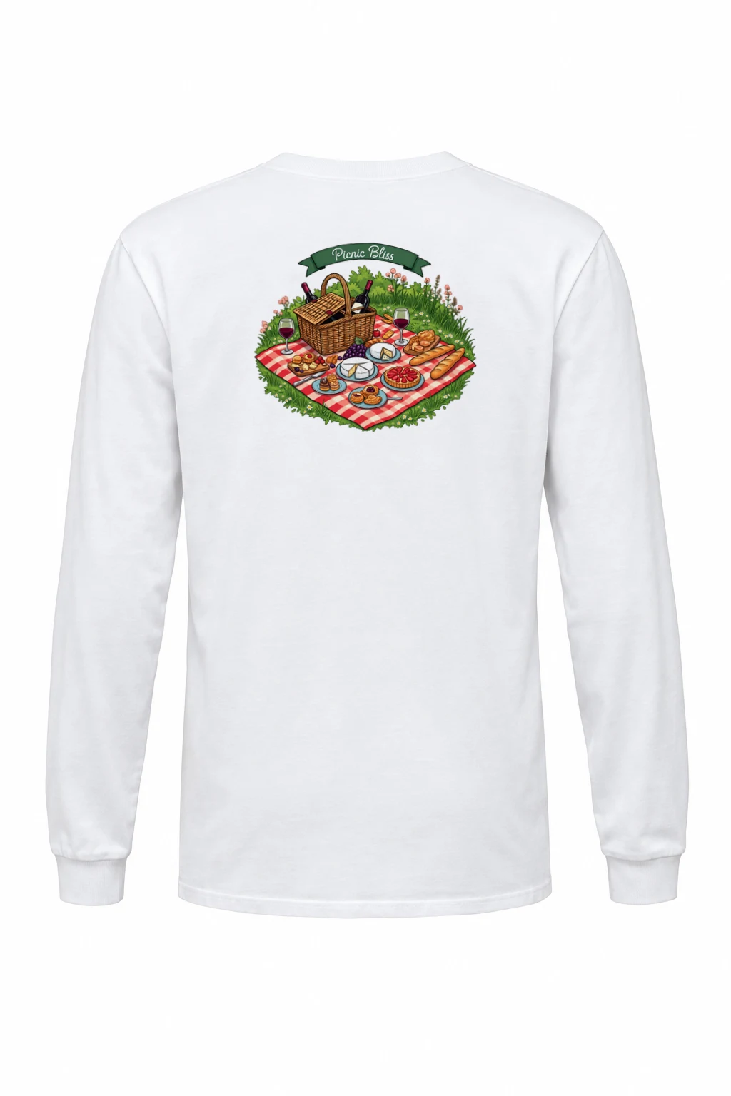 "Picnic Bliss" Unisex Longsleeve T-shirt | Gildan 2400