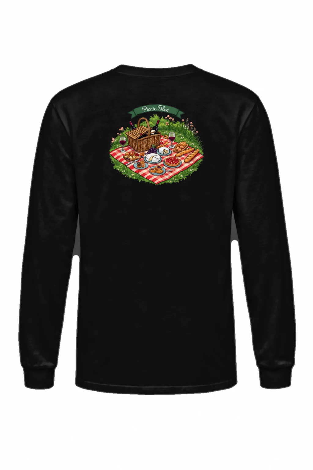 "Picnic Bliss" Unisex Longsleeve T-shirt | Gildan 2400