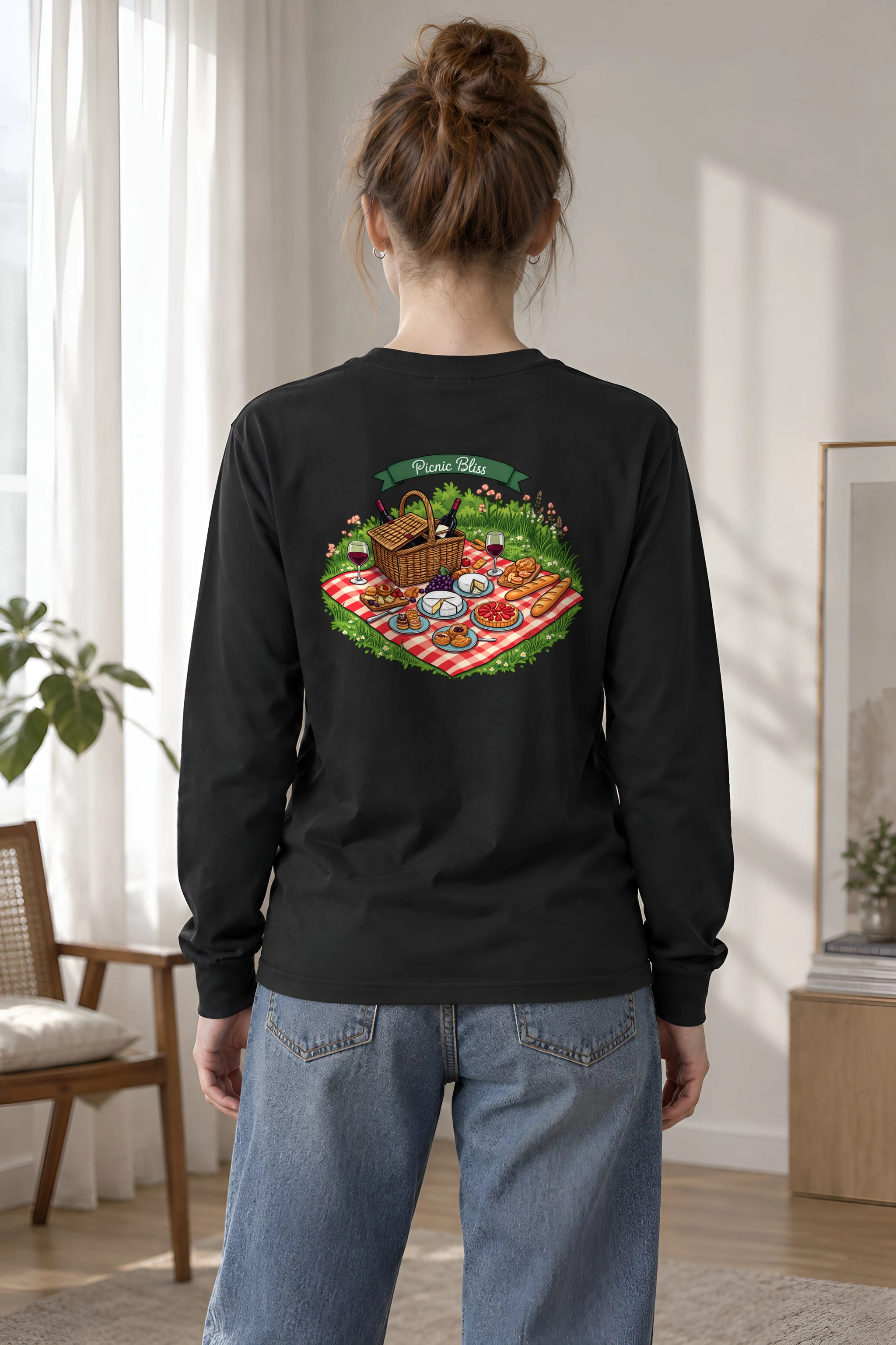 "Picnic Bliss" Unisex Longsleeve T-shirt