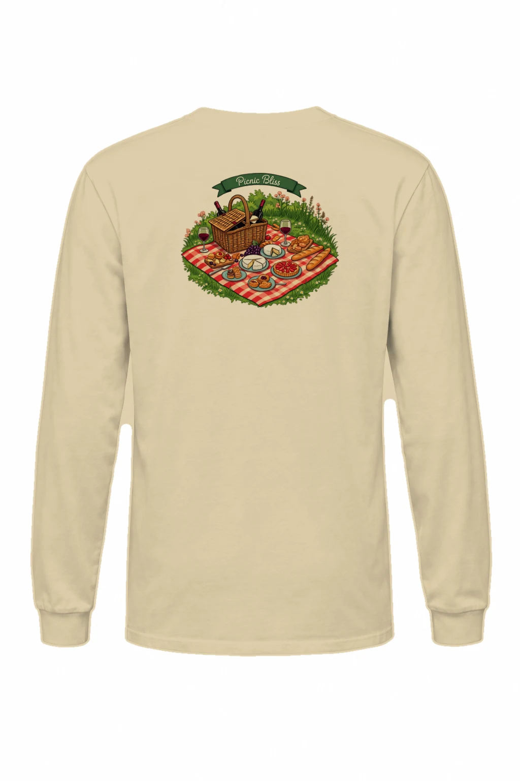 "Picnic Bliss" Unisex Longsleeve T-shirt | Gildan 2400
