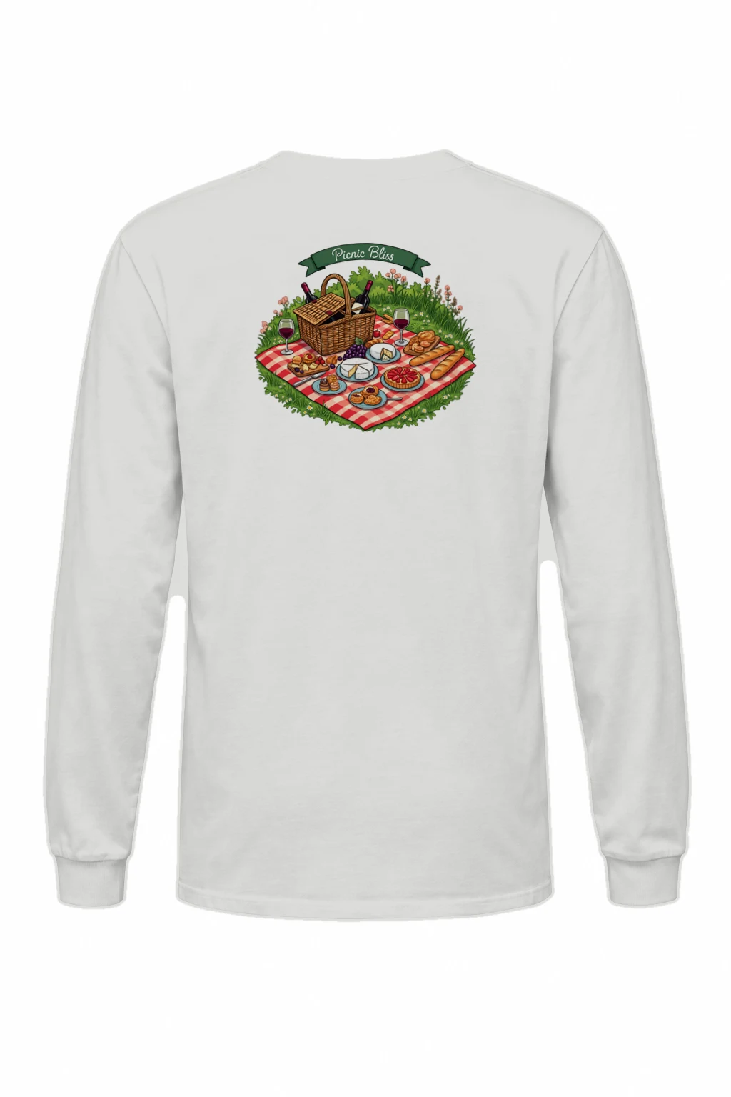 "Picnic Bliss" Unisex Longsleeve T-shirt | Gildan 2400