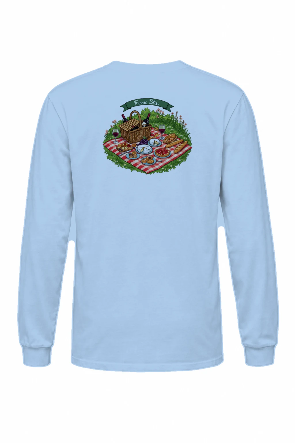 "Picnic Bliss" Unisex Longsleeve T-shirt | Gildan 2400
