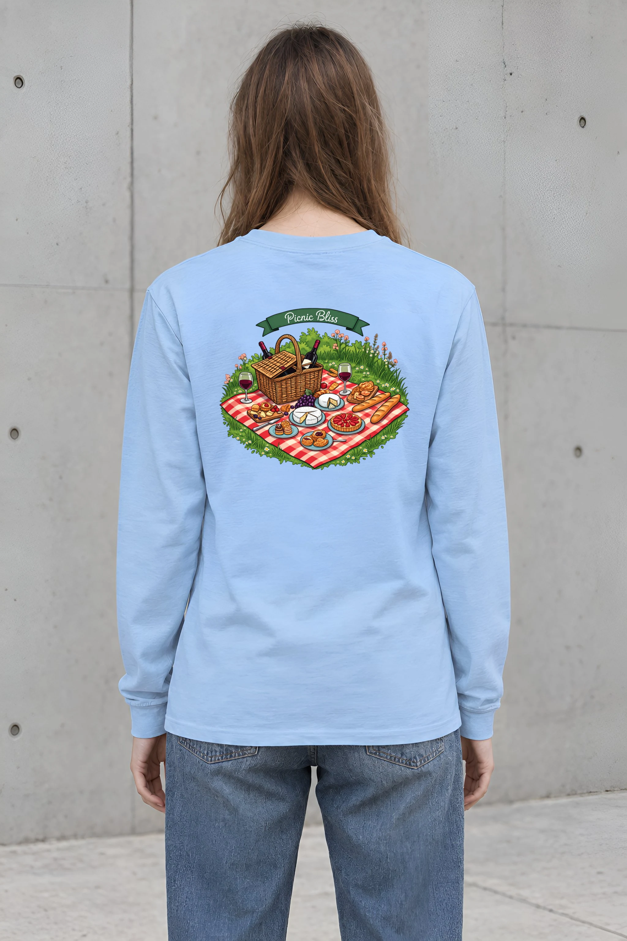 "Picnic Bliss" Unisex Longsleeve T-shirt