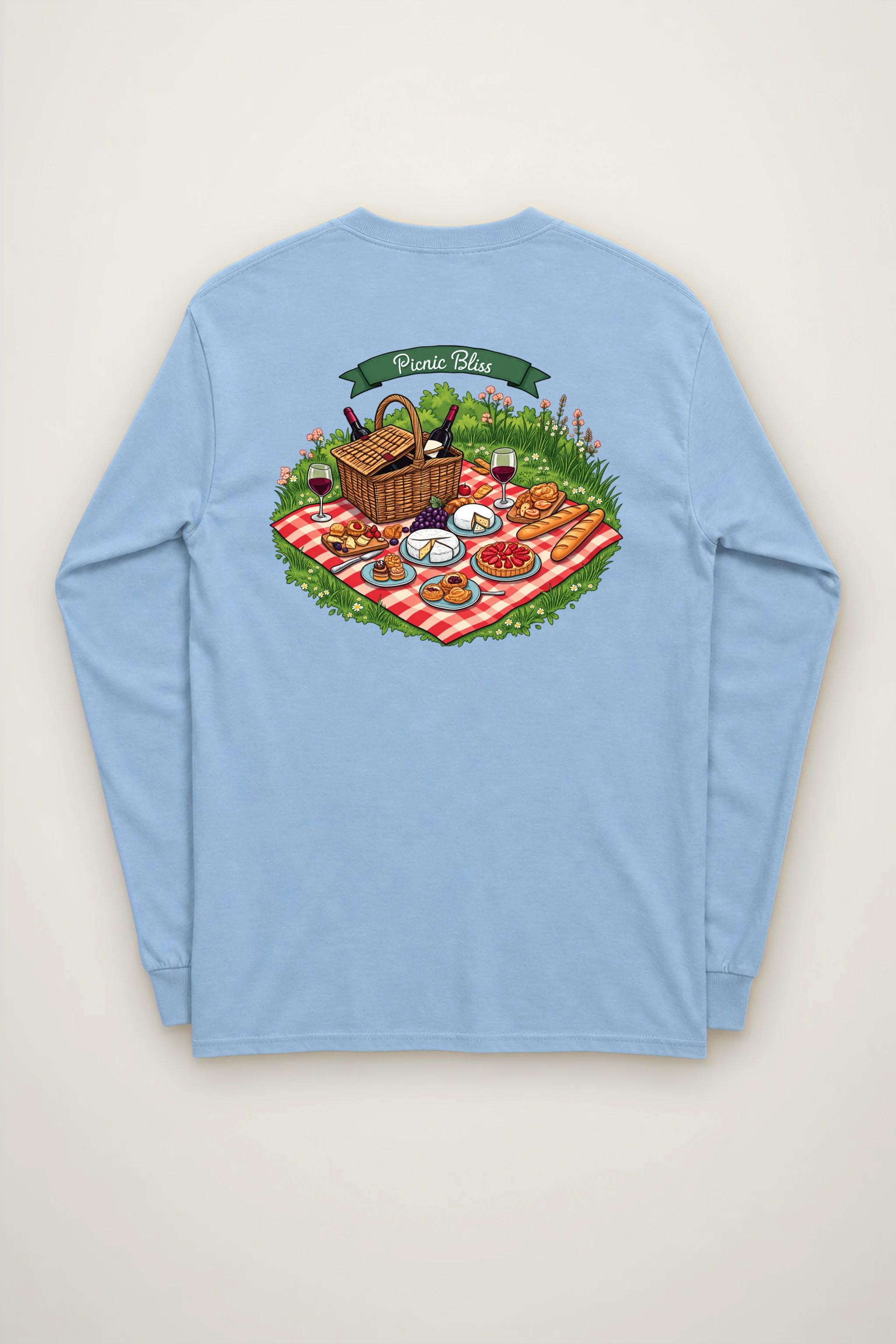 "Picnic Bliss" Unisex Longsleeve T-shirt