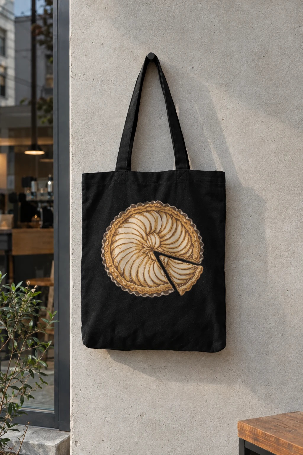 "Pie Geometry" Classic Cotton Tote Bag