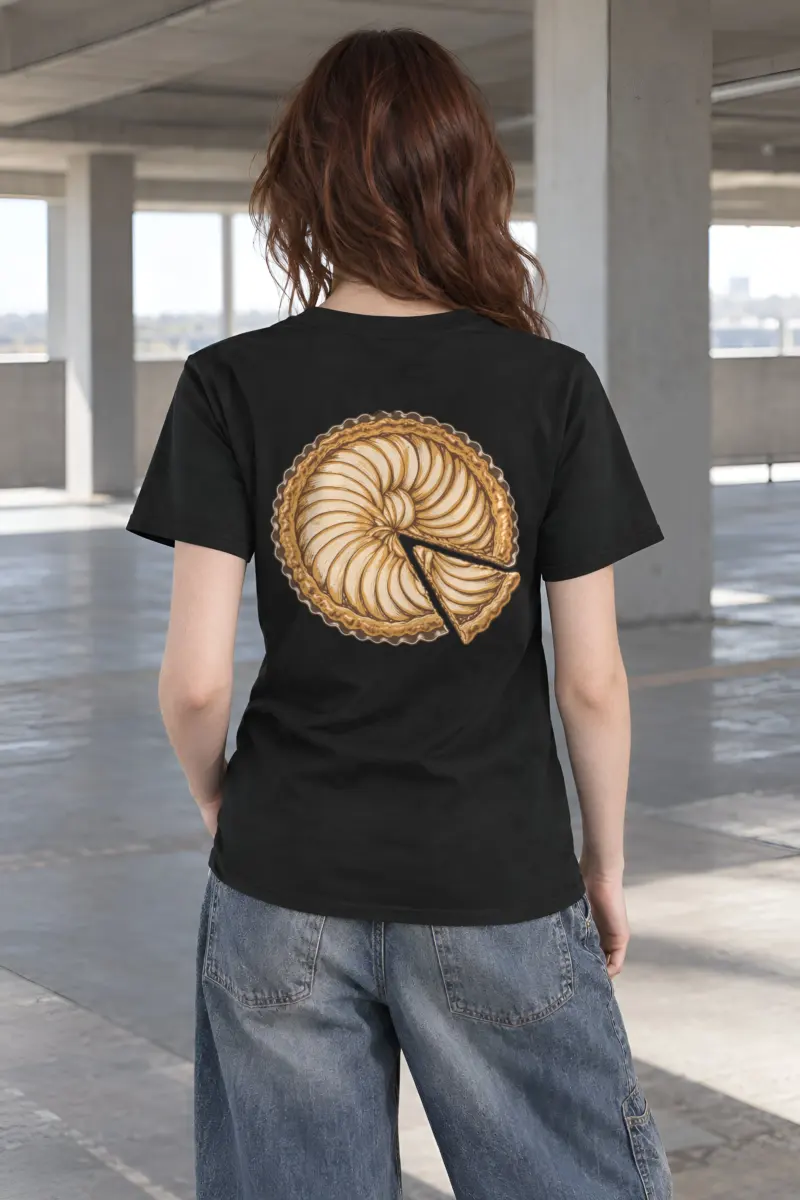 "Pie Geometry" Heavyweight Unisex Crewneck T-shirt