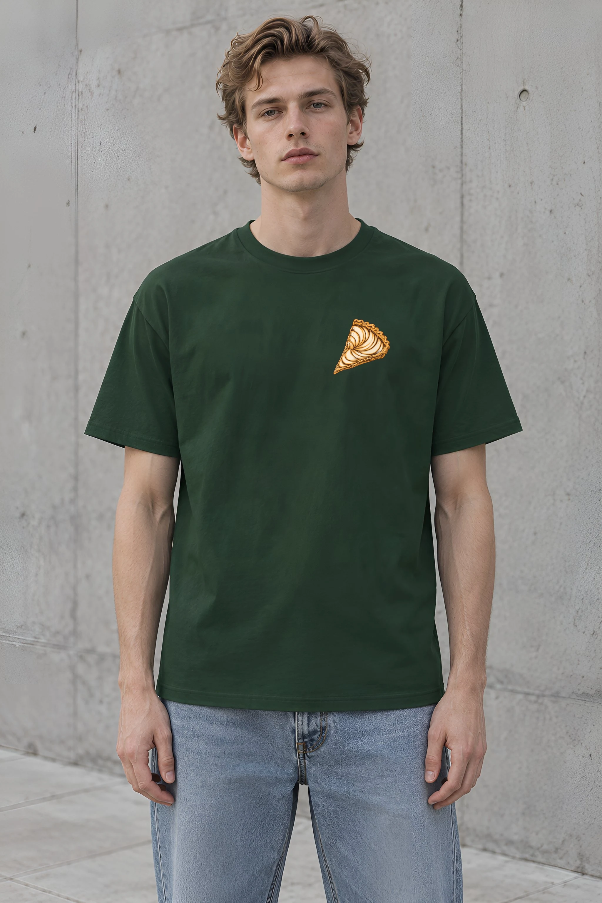 "Pie Geometry" Heavyweight Unisex Crewneck T-shirt