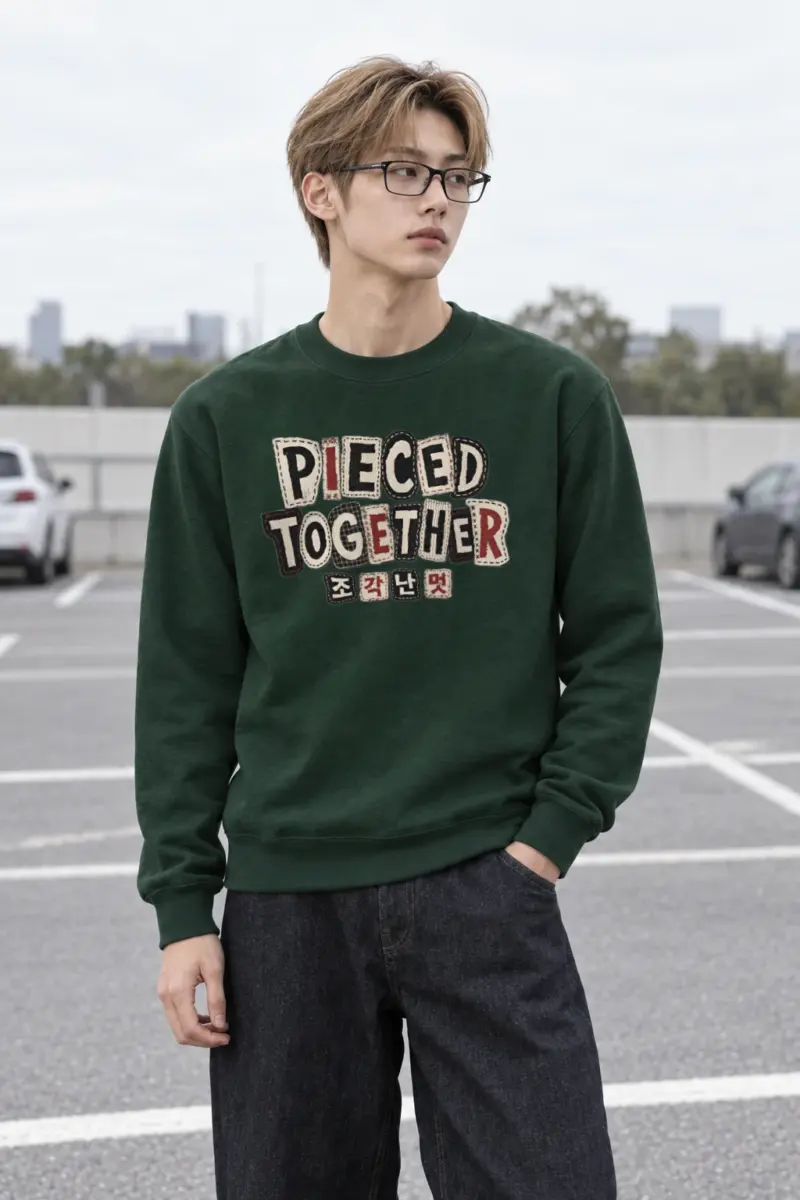 "Pieced Together" Heavy Blend Unisex Crewneck Sweatshirt