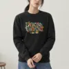 "Stitched Patchwork Lettering Crew" Heavy Blend Unisex Crewneck Sweatshirt