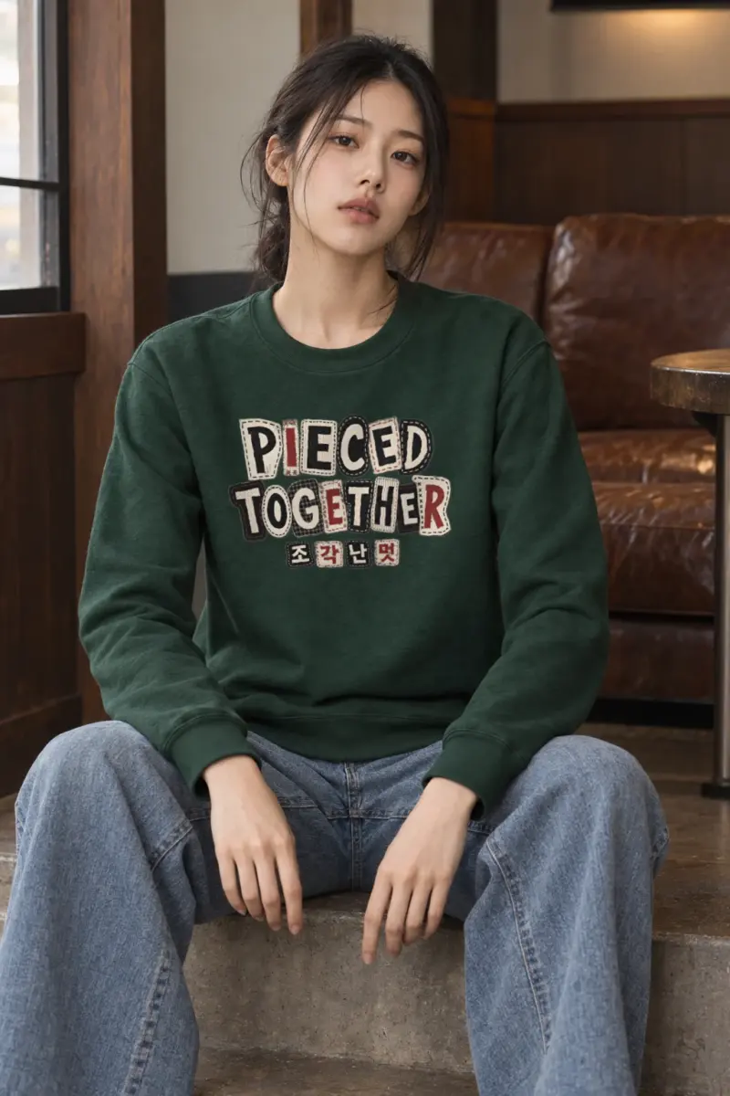"Pieced Together" Heavy Blend Unisex Crewneck Sweatshirt