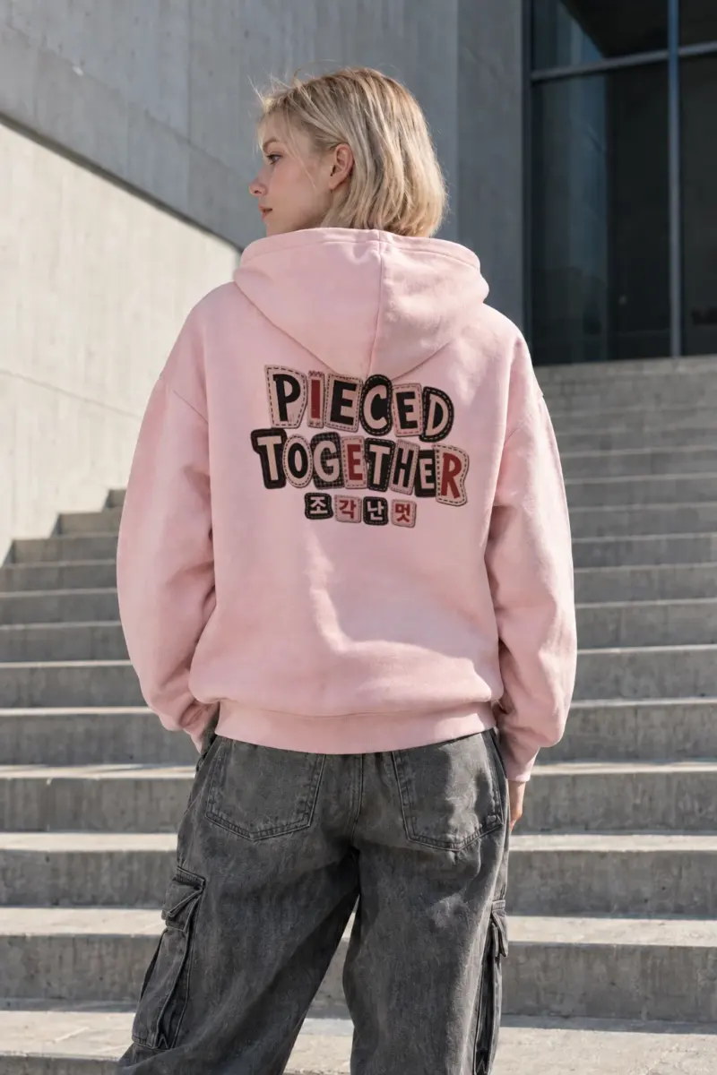 "Pieced Together" Heavy Blend Unisex Pullover Hoodie | Gildan 18500
