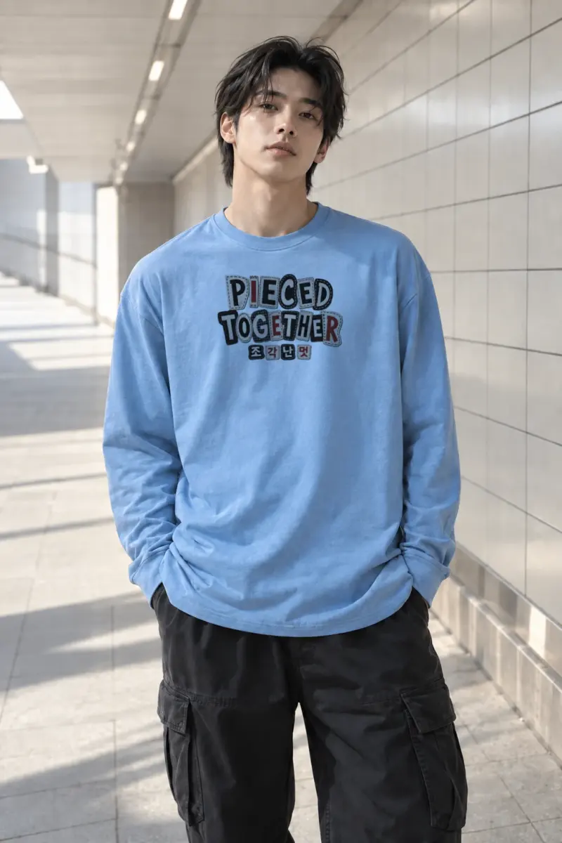 “Pieced Together” Unisex Longsleeve T-shirt | Gildan 2400