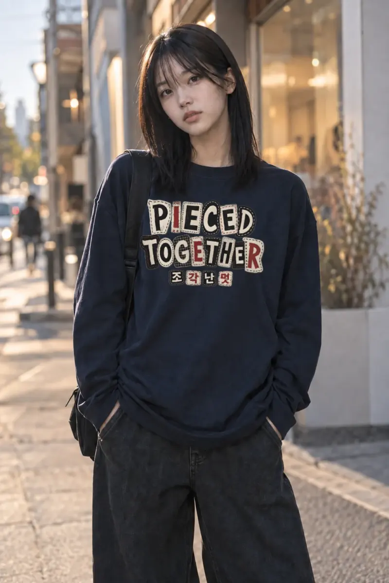 "Pieced Together" Unisex Longsleeve T-shirt | Gildan 2400