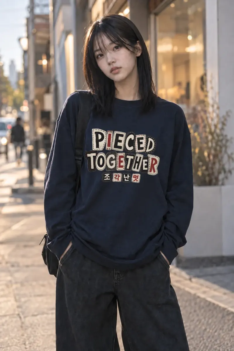"Pieced Together" Unisex Longsleeve T-shirt | Gildan 2400