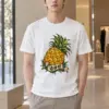 "Pineapple Banner" Heavyweight Unisex Crewneck T-shirt | Gildan 5000