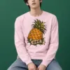 "Pineapple Engraving" Unisex Longsleeve T-shirt