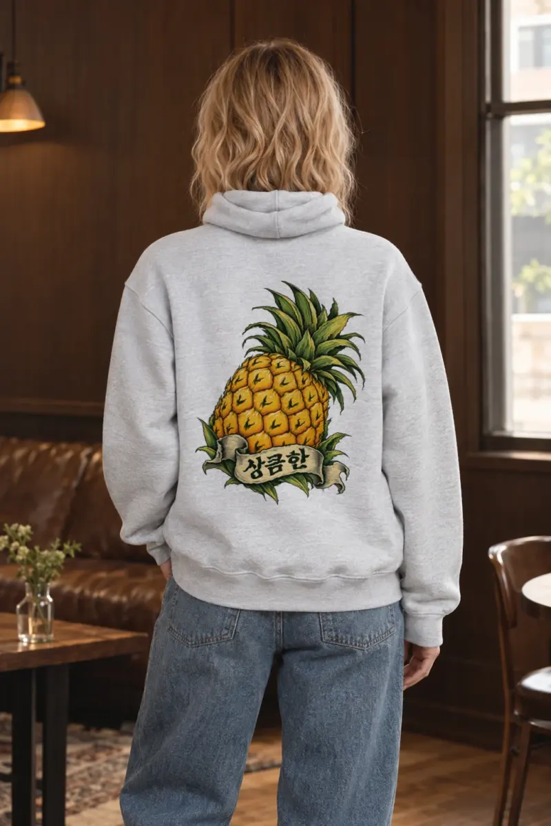 "Pineapple Mood" Heavy Blend Unisex Pullover Hoodie