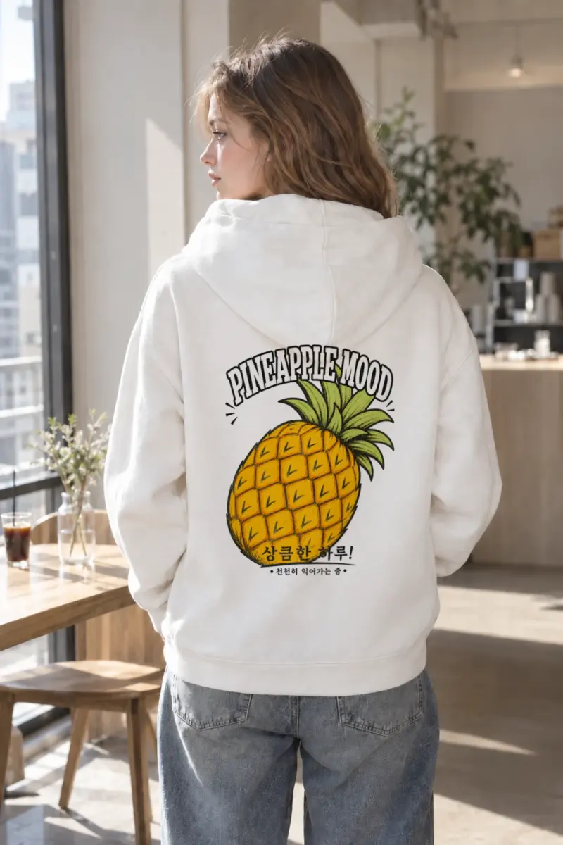 "Pineapple Mood" Heavy Blend Unisex Pullover Hoodie | Gildan 18500