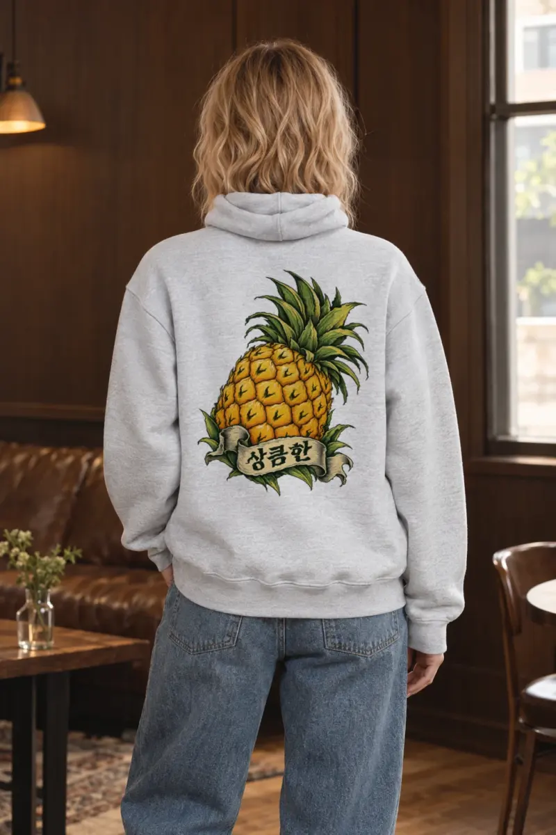 "Pineapple Mood" Heavy Blend Unisex Pullover Hoodie