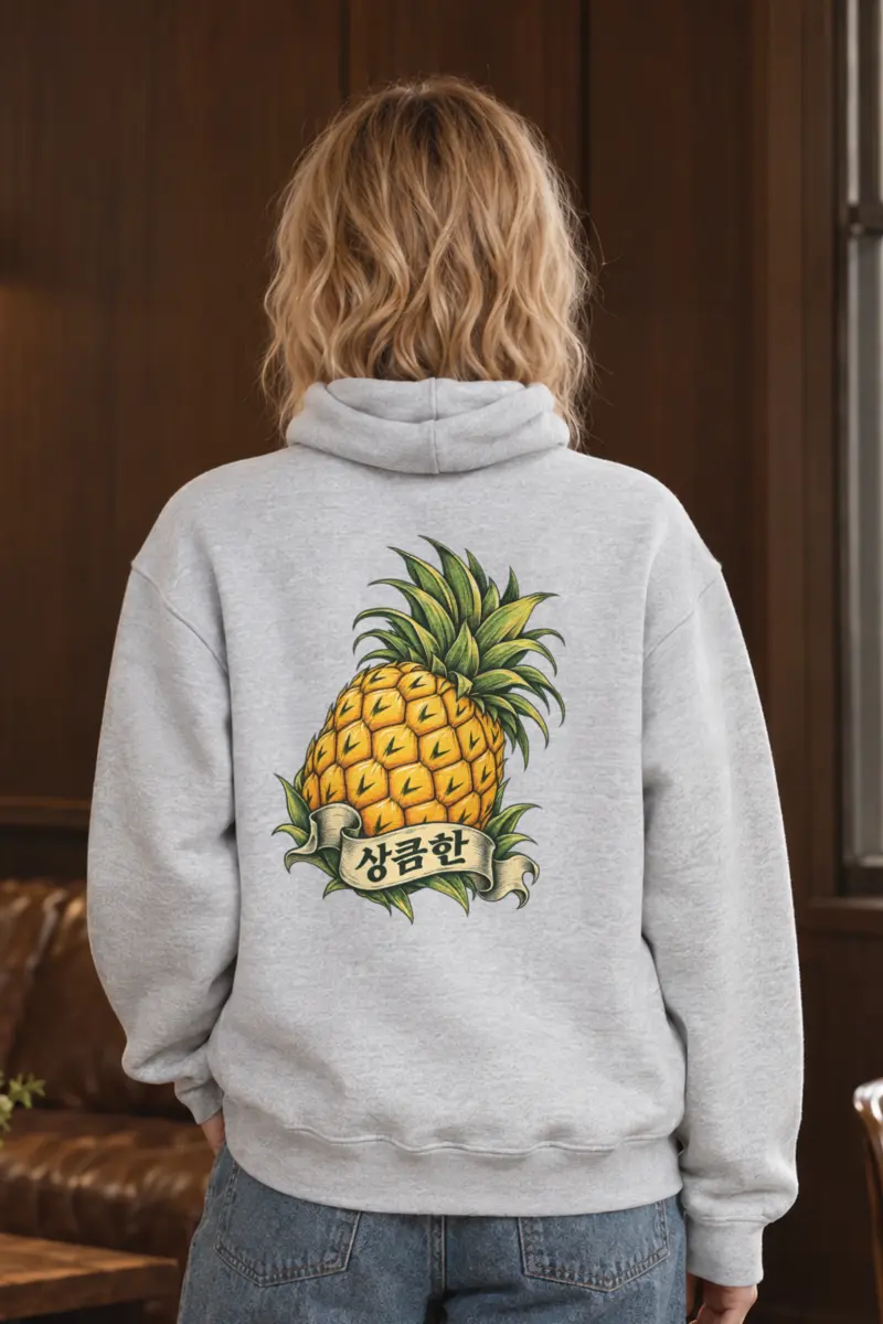 "Pineapple Mood" Heavy Blend Unisex Pullover Hoodie
