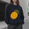 "Pineapple Mood" Unisex Sponge Fleece Crewneck Sweatshirt | Bella + Canvas 3901
