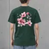 "Pink Branch Elegance" Heavyweight Unisex Crewneck T-shirt